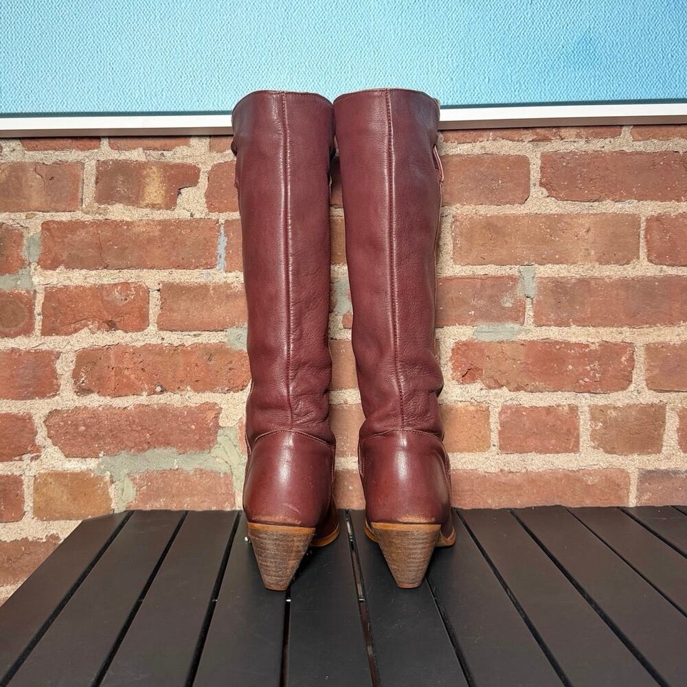 Vintage 80's Frye Fold-Over Tall Boot - Picture 4 of 7